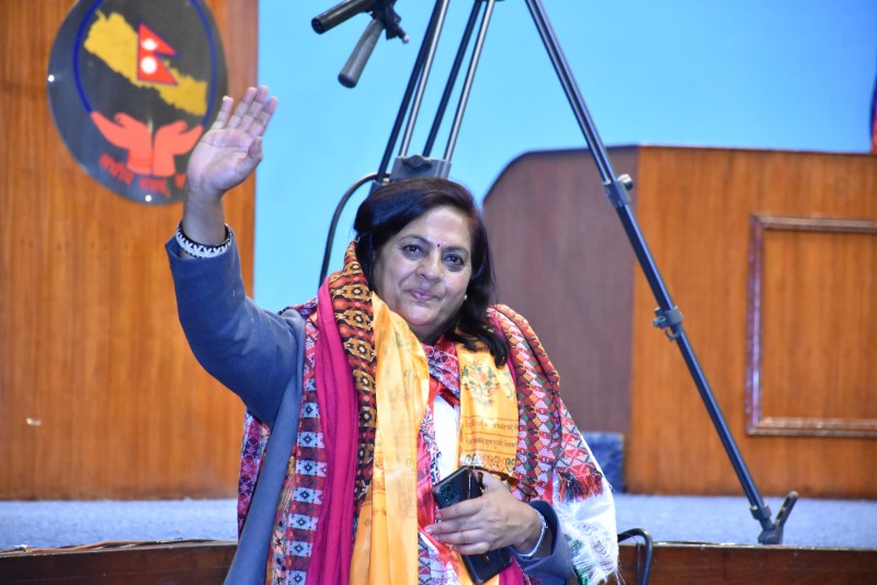 उपसभामुखमा पुष्पालाई निर्वाचित गर्दै प्रतिनिधिसभा चार दिन स्थगित